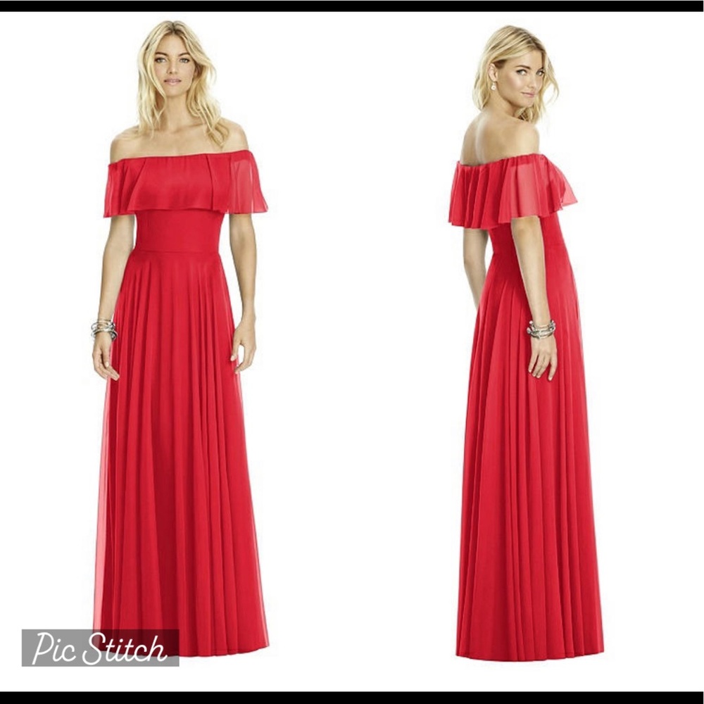 - After Six Off The Shoulder Dress Style #6763